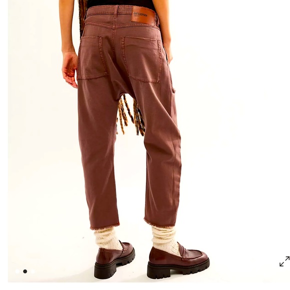 OneTeaspoon Sinners Drop Crotch Boyfriend Pants bet you didn’t think I had this - Picture 2 of 5